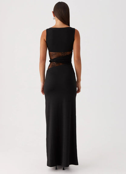 Grace | Elegant long dress with subtle cutouts